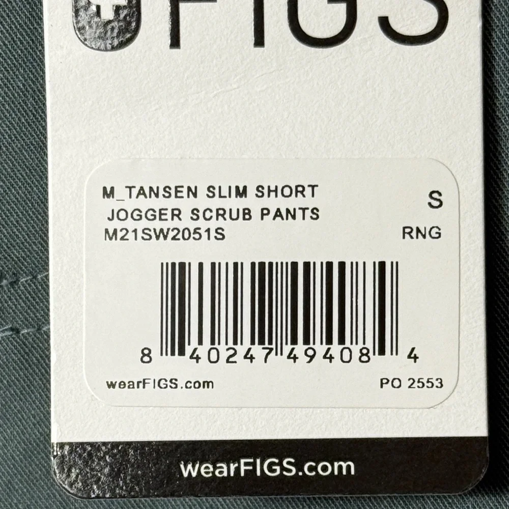 NEW Figs Men's Tansen Joggers Scrubs